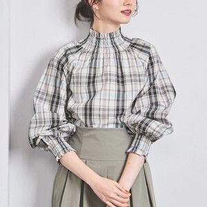 UNITED ARROWS C/SI シャーリング ブラウス
