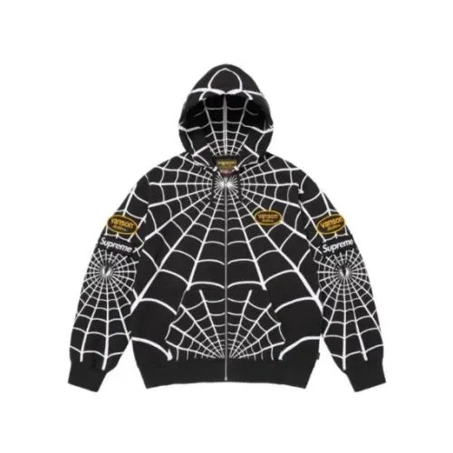 Supreme Spider-Man Zip Up Hooded Sweatshirt