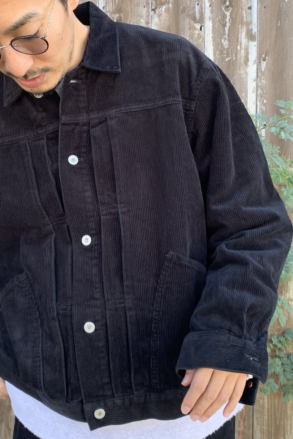 H.UNIT Corduroy work jacket
