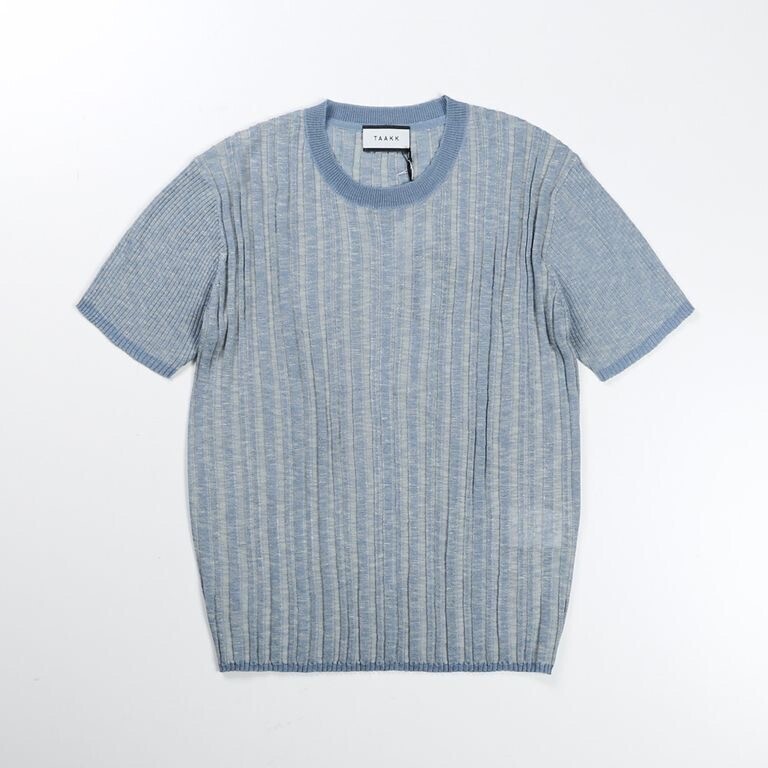TAAKK "RIB KNIT" T-SHIRTS