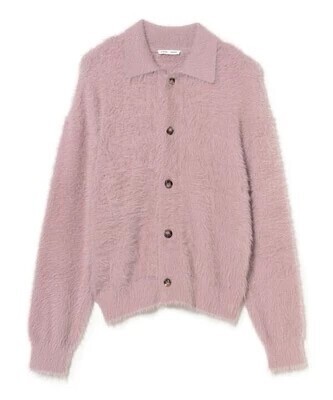 CMMN SWDN フラッフィーニット カーディガン