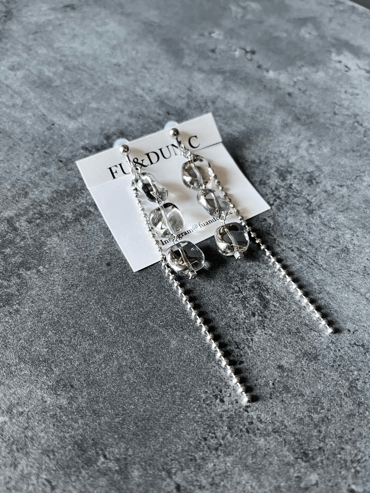 FU＆DUN.C FU&DUN.C / 【007】/ drop chain earring