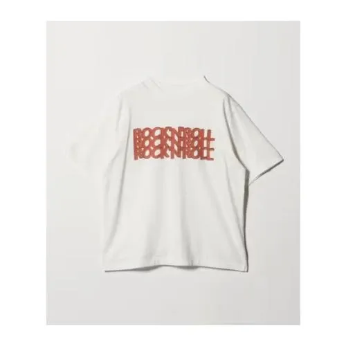 blurhms ROCK’N’ROLL プリント Tシャツ