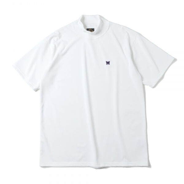 NEEDLES S/S Mock Neck Tee - Poly Jersey