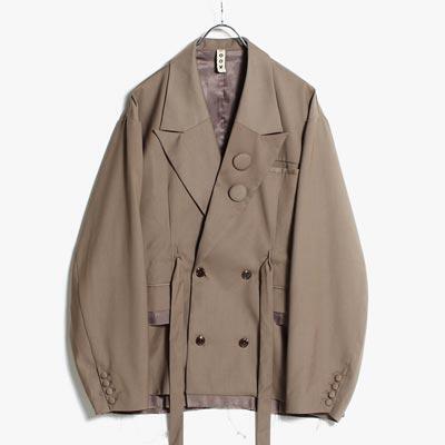 KOOI WAIST BELT TAILORED JACKET