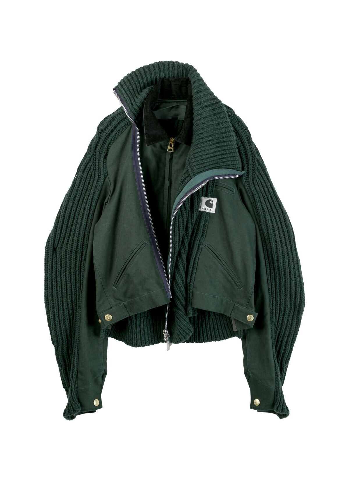 sacai Carhartt WIP Duck x Wool Knit Blouson
