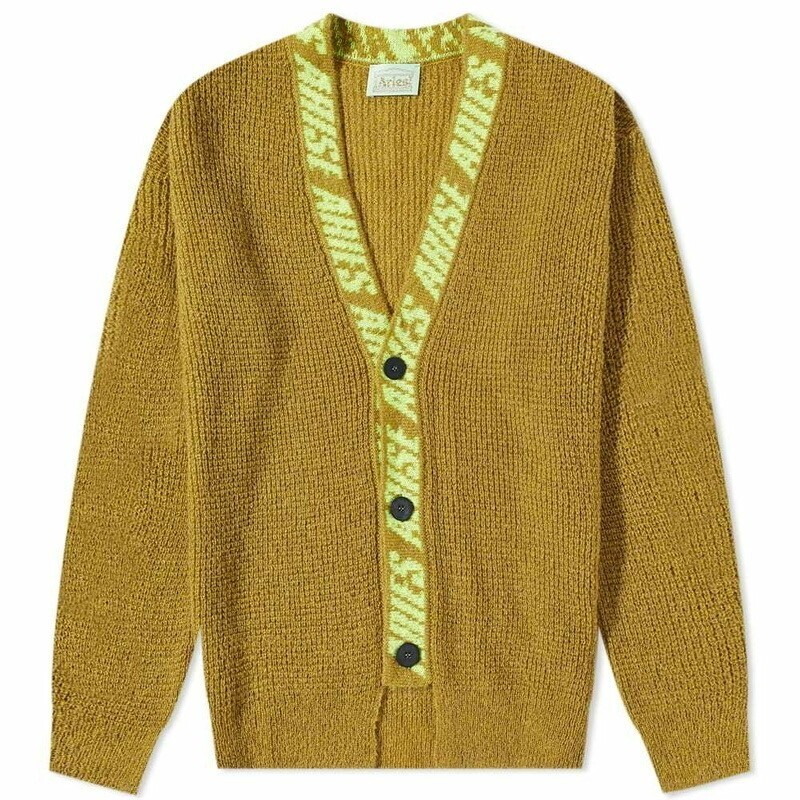 Aries Knit Cardigan in Khaki