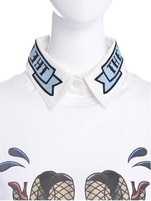 PAMEO POSE RIBBON COLLAR NECKLACE