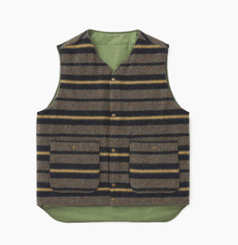 KHAKIS Reversible Camp Vest Moss