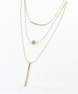GOLDY 3170039　３WAY３連　細ロングネックレス