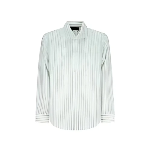 AMIRI Floral Detailed Striped Shirt