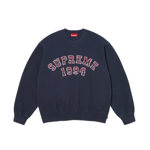 Supreme Plaid Arc Crewneck
