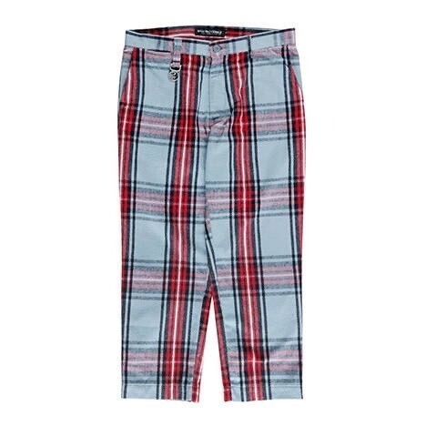 ROLLING CRADLE CHECK CROPPED-PANTS
