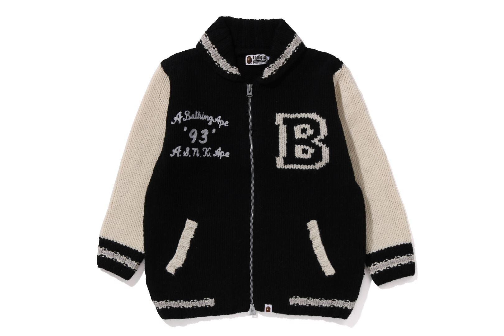 A BATHING APE A BATHING APE COWICHAN CARDIGAN