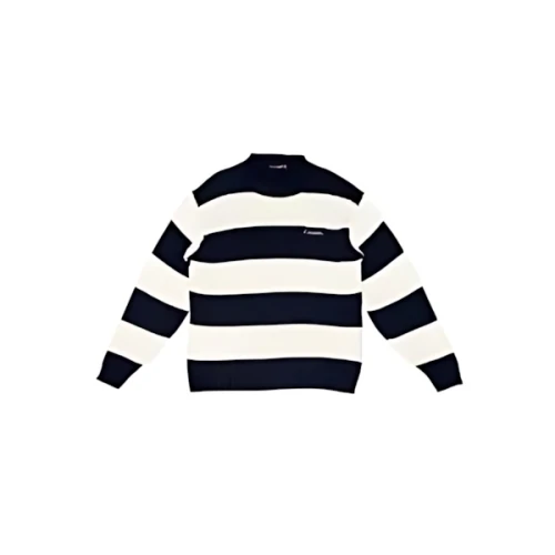 VANS 00'S BORDER COTTON KNIT SWEATER