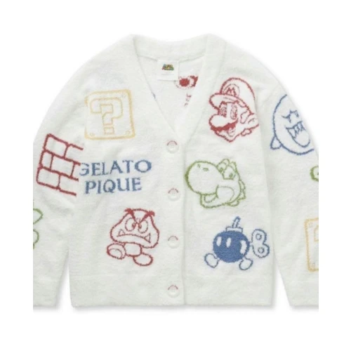 Gelato pique 【スーパーマリオ】【レディース】ベビモコアソートジャガードプルオーバー