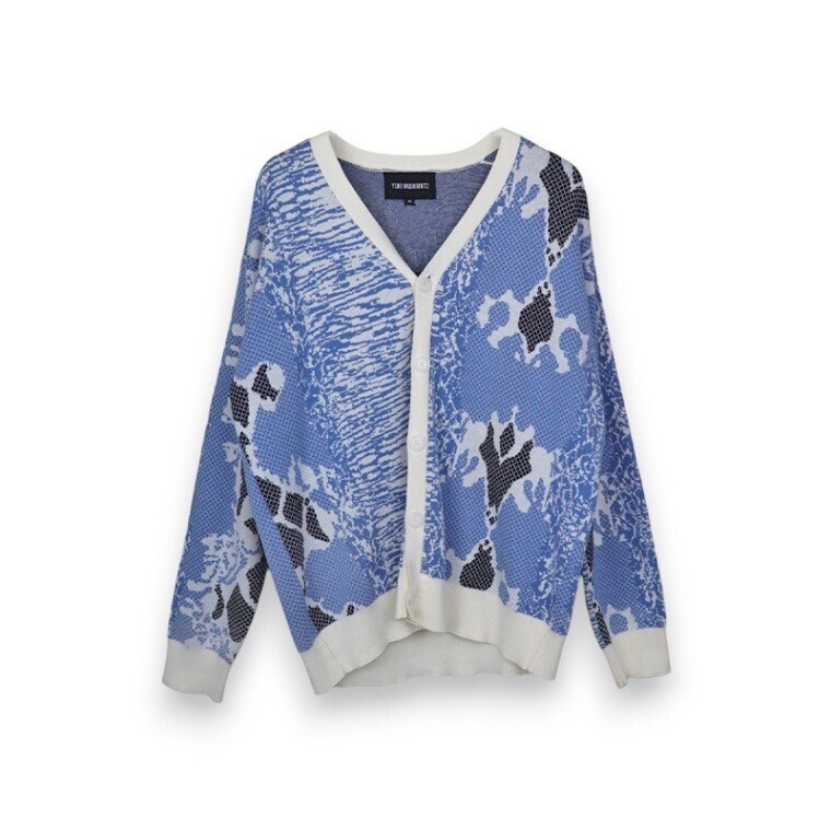 YUKI HASHIMOTO YH SNAKE PATTERN CARDIGAN