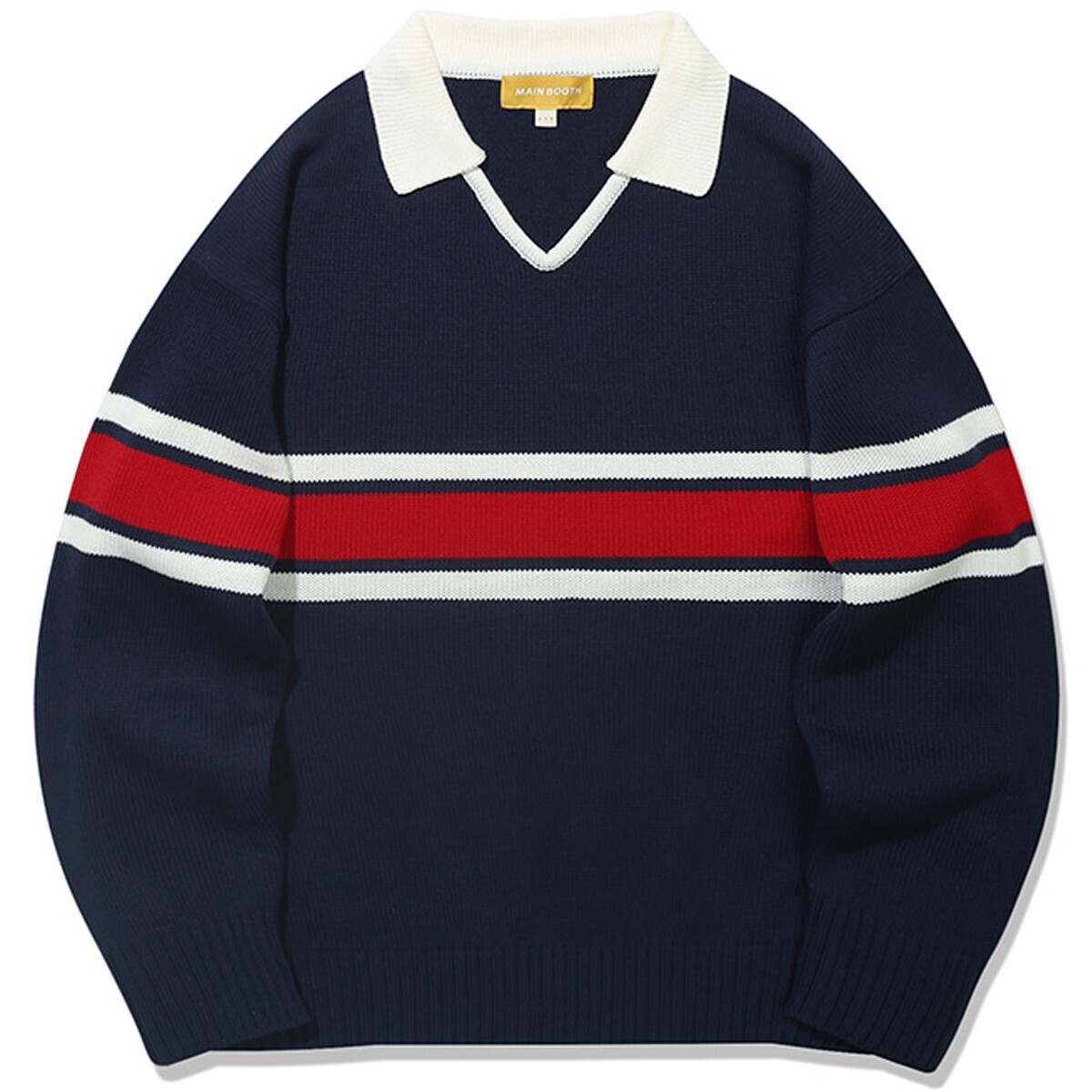 MAINBOOTH Academy Collor Sweater