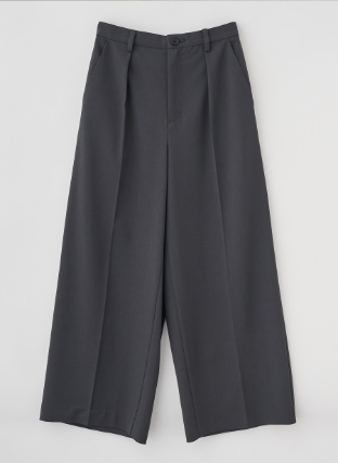 AMERI VINTAGE UND CORD DETAIL STRAIGHT PANTS