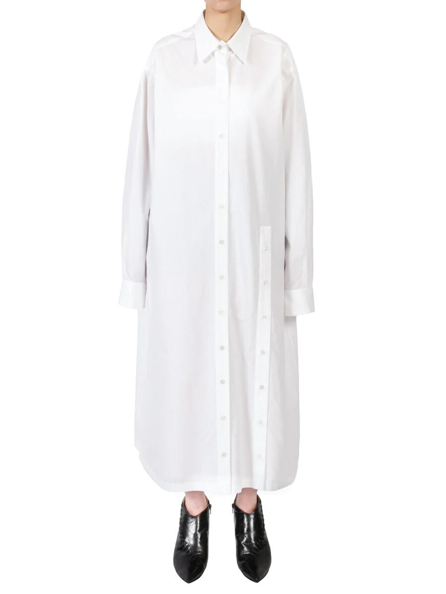 JOHN LAWRENCE SULLIVAN Broadcloth shirt dress