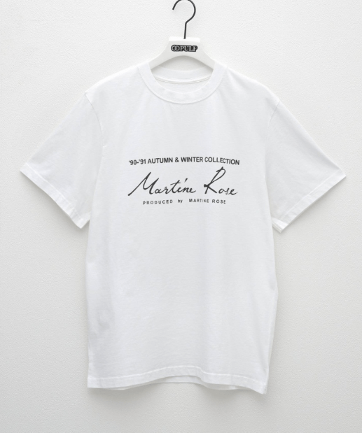 MARTINE ROSE CLASSIC SS T-SH CORE LOGO