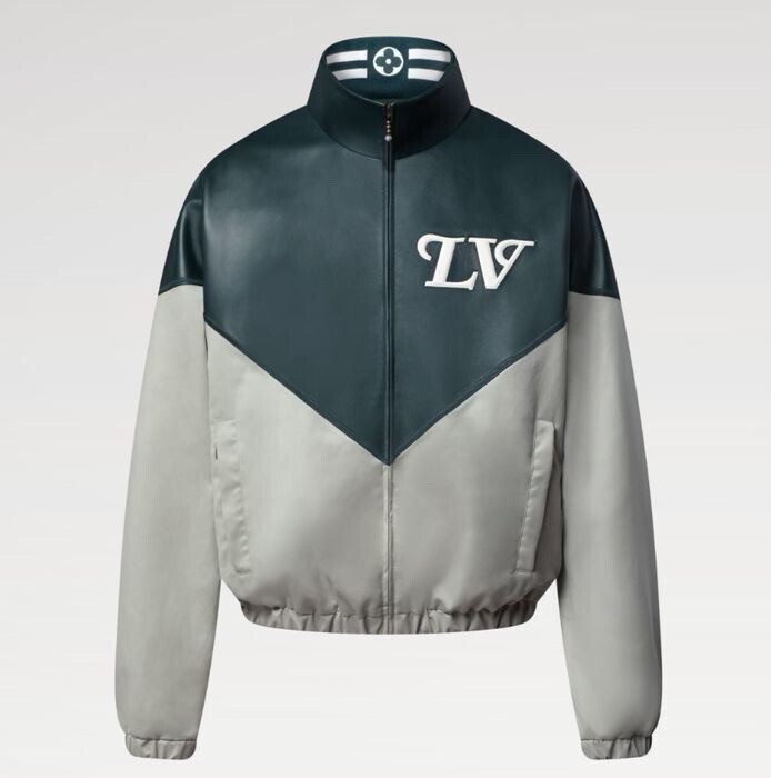 LOUIS VUITTON グラフィック レザーミックストラックトップ