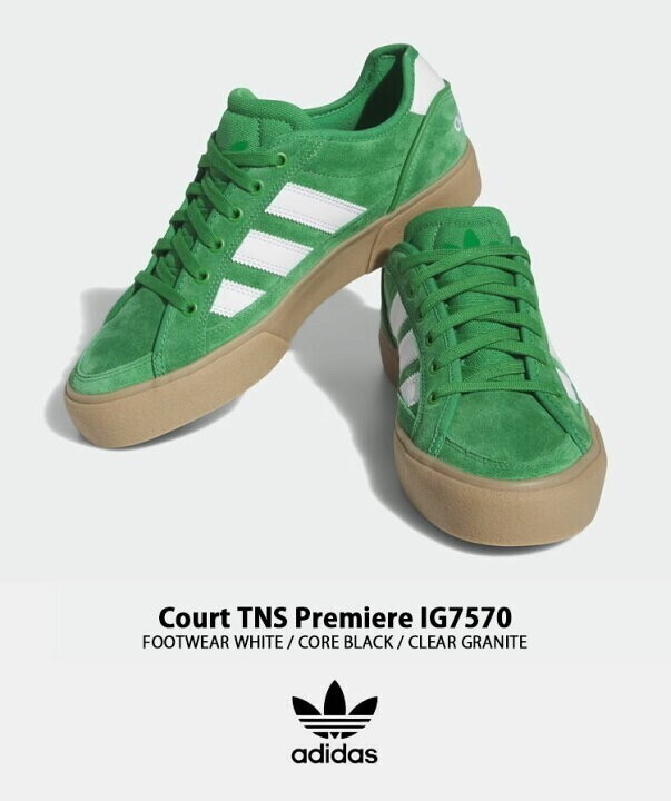 adidas originals COURT TNS PREMIERE CUSTOMIZED CLOUD WHITE GUM IG7570