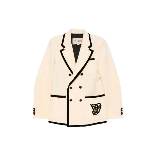 VALENTINO VGパッチ付き ウール ダブルブレスト ジャケット