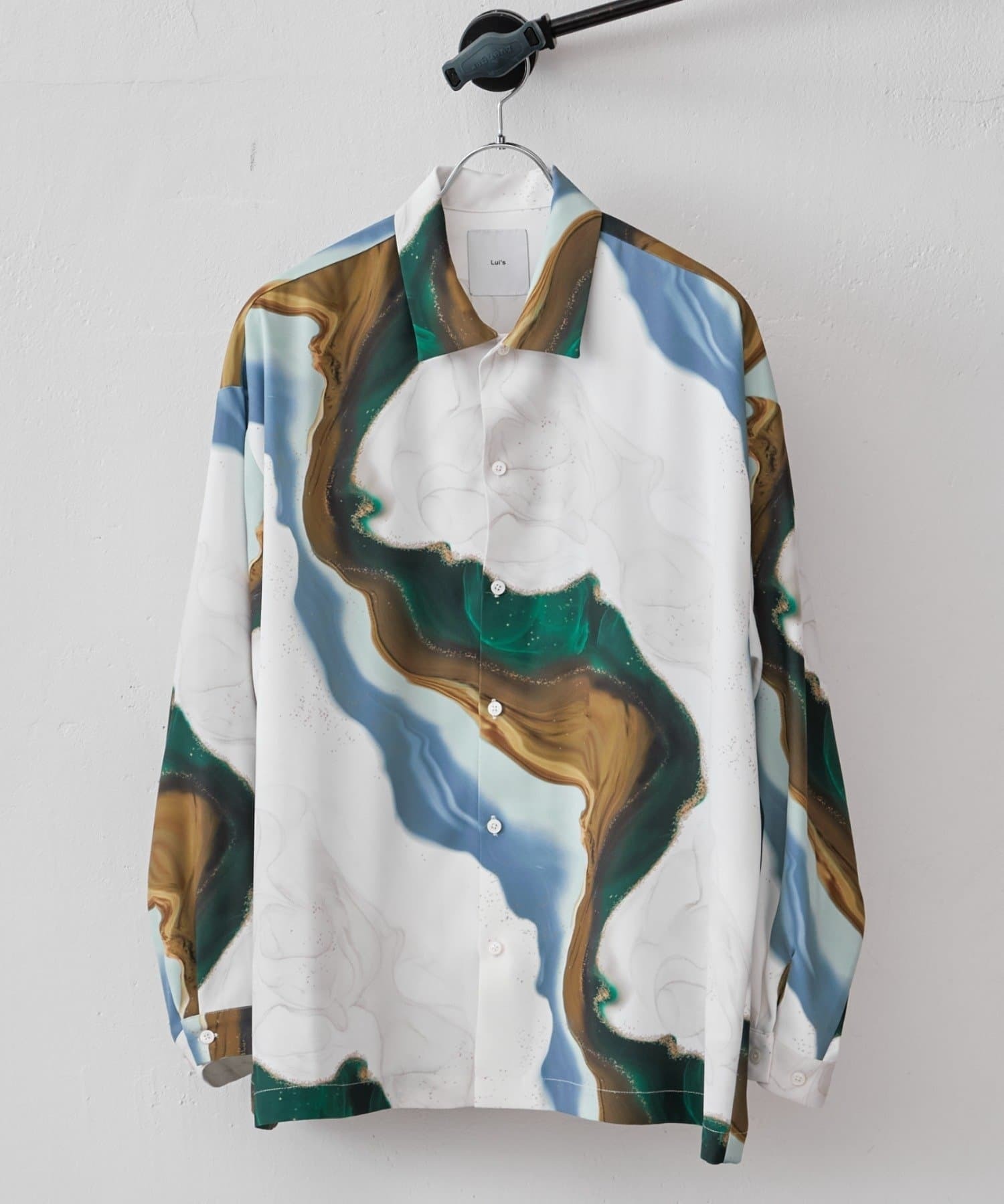 Lui's マーブル柄シャツ