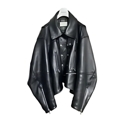 beautiful people double-end vintage leather ridersjacket