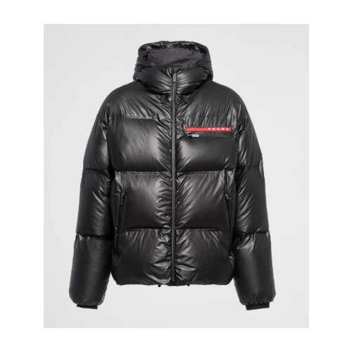 PRADA Light Nylon hooded puffer jacket