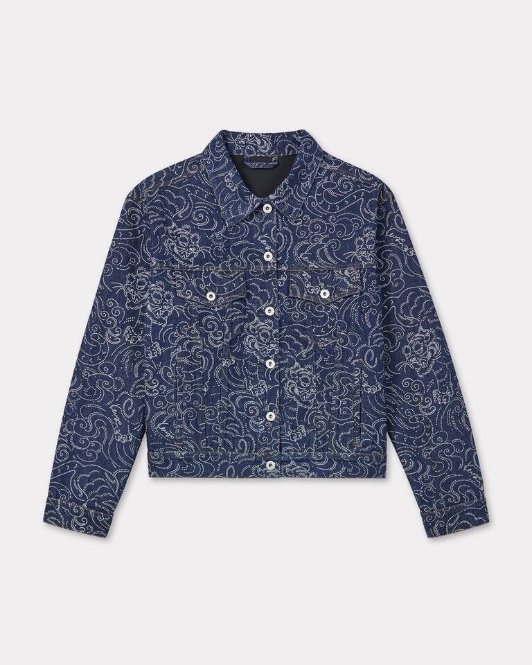 KENZO 'KENZO STAR TIGER' オーバーサイズ トラッカー ジャケット イン ジャパニーズ デニム