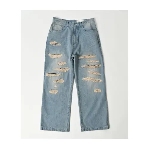 ADAM PATEK destroy wide denim
