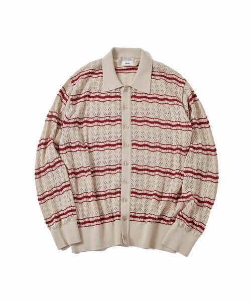 ALLEGE Openwark Boder Cardigan
