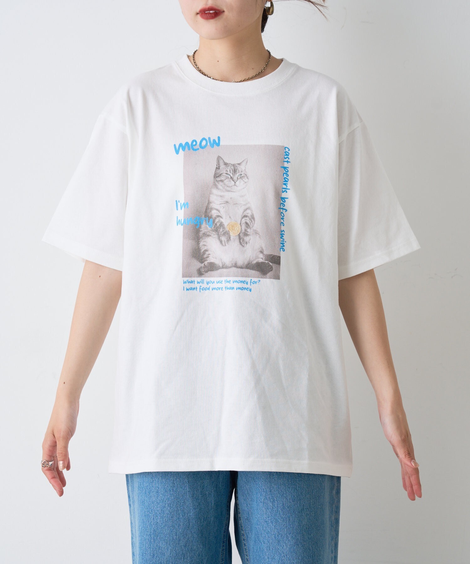 CIAOPANIC TYPY 【UNISEX】ユニークアニマルフォトTEE