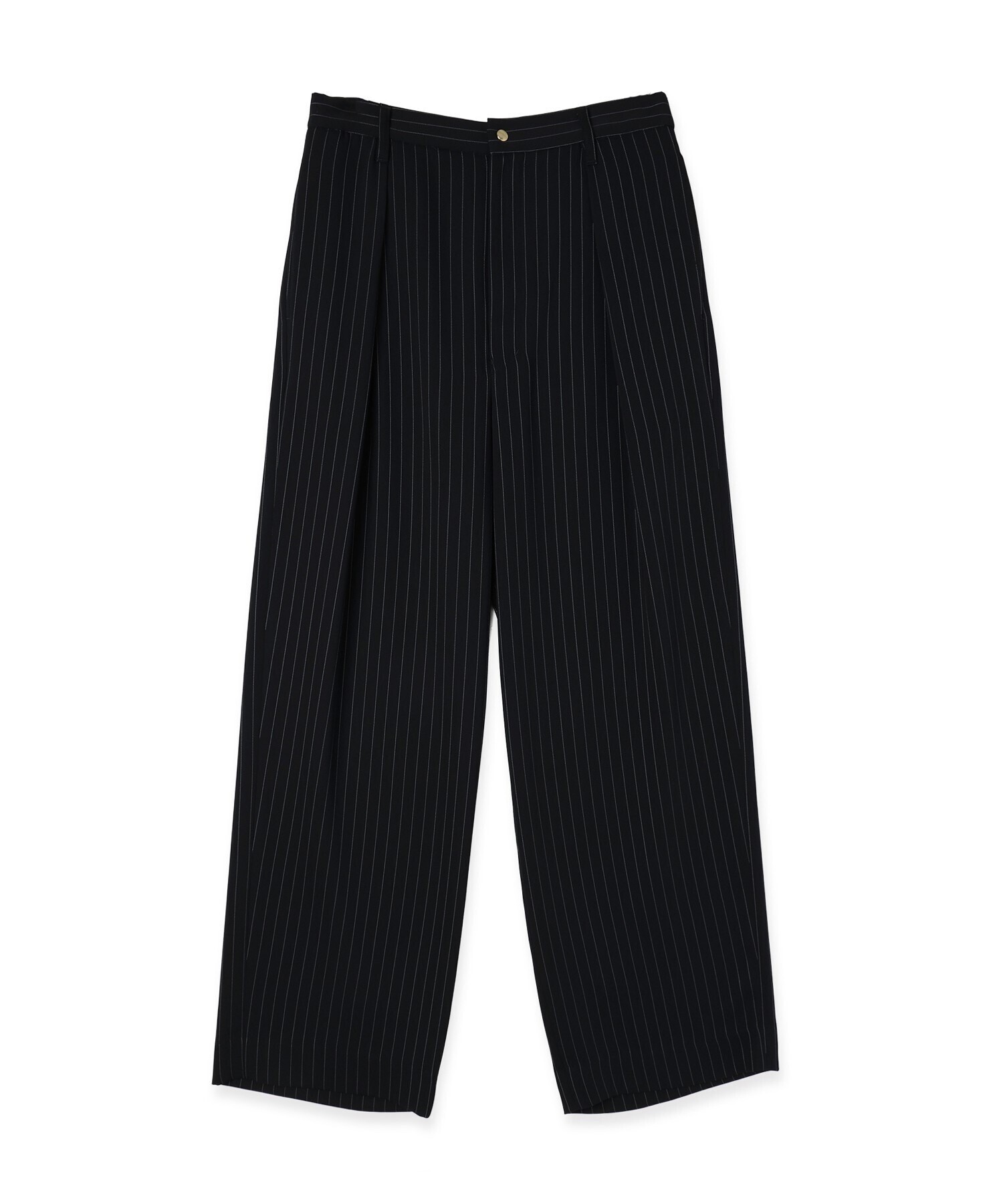 CULLNI Stripe Double Cloth Tuck Wide Pant