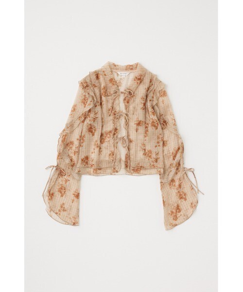 MOUSSY CHIFFON MELLOW ブラウス