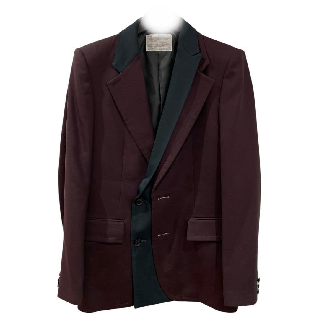 kolor 23AW B jacket dark Bordeaux