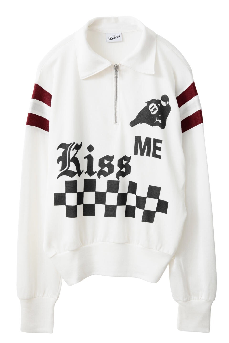VAQUERA KISS ME QUARTER ZIP PULLOVER