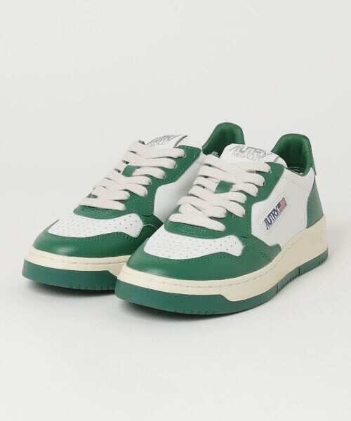 AUTRY WOMEN'S MEDALIST_LOW_LEATHER/LEATHER BICOLOR