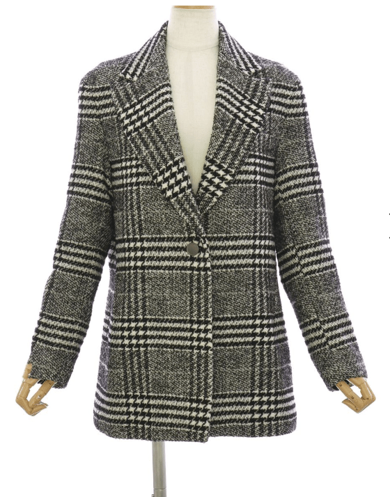 RE SYU RYU Eco Wool Tweed Jacket
