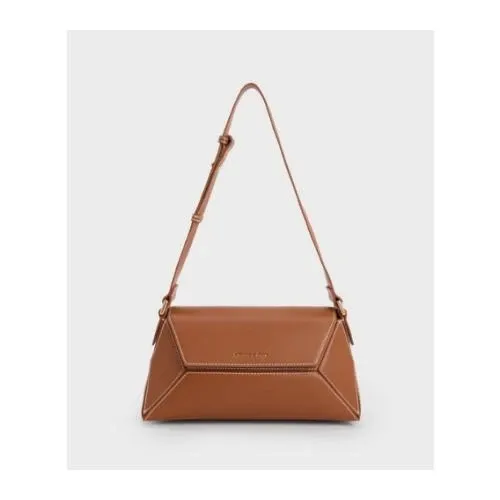 CHARLES & KEITH Nasrin ナスリン ジオメトリックショルダーバッグ
