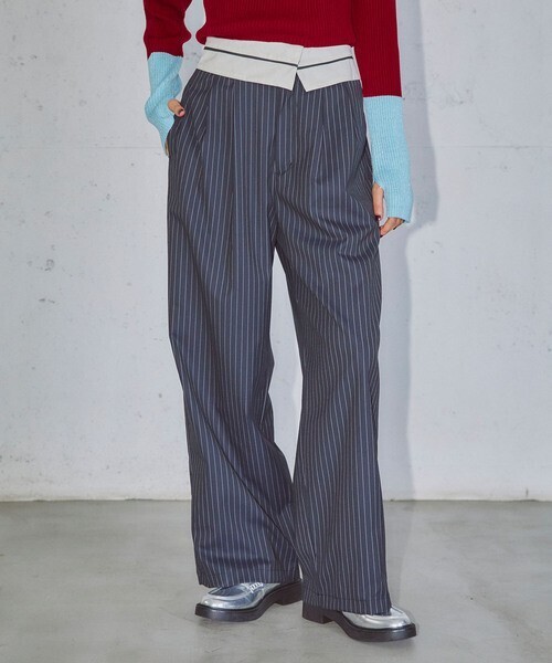 ELLEgirl マーベルトデザインワイドパンツ