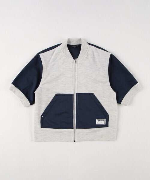 COMME CA ISM 半袖ブルゾン