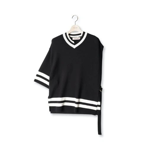 CULLNI Asymmetric Sleeve Side Open Knit