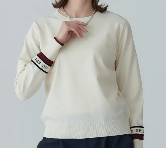 BEATRICE 配色ラインニットソー