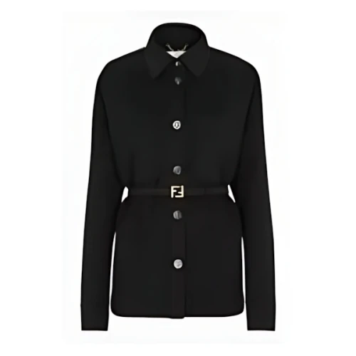 FENDI Black cashmere Go-To Jacket