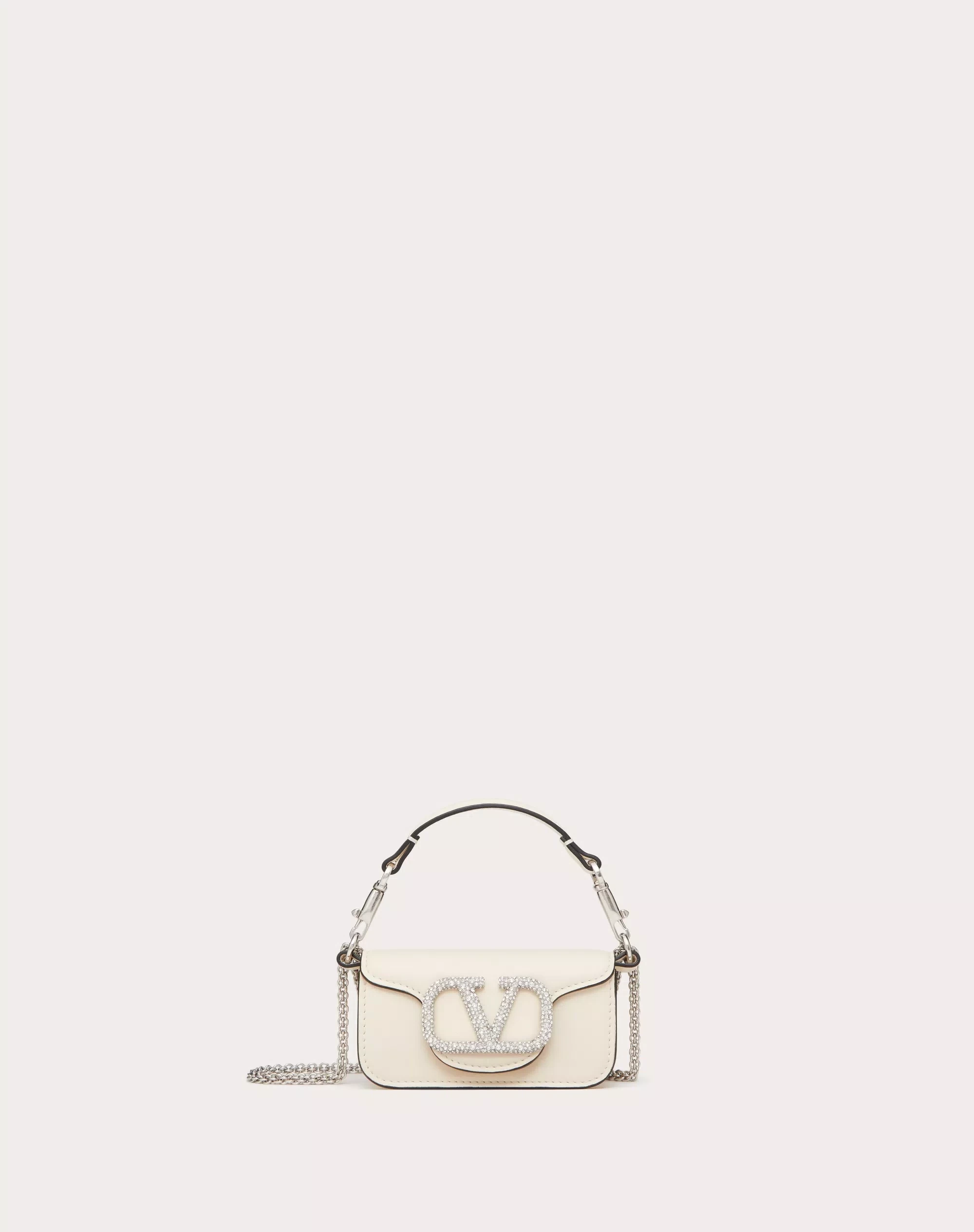 VALENTINO ロコ ジュエルロゴ マイクロ チェーンバッグ