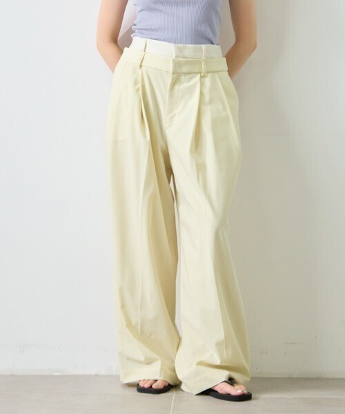 STUDIOUS Double Waist Trousers