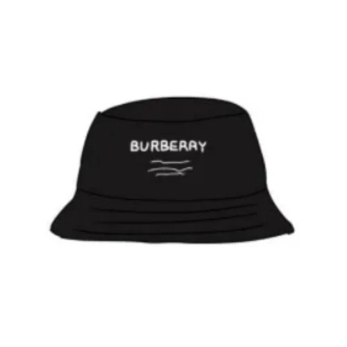 BURBERRY ホースフェリープリント ナイロン バケットハット